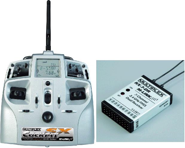 Set statie telecomanda COCKPIT SX vario M-LINK "telemetry"